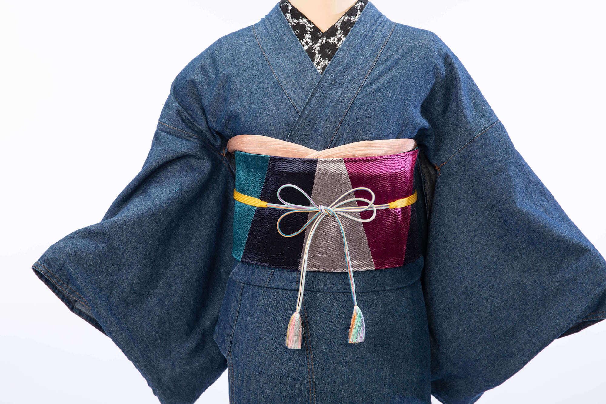 Japanese Cut cloth　レース半衿(ローンオーバーレースフラワー